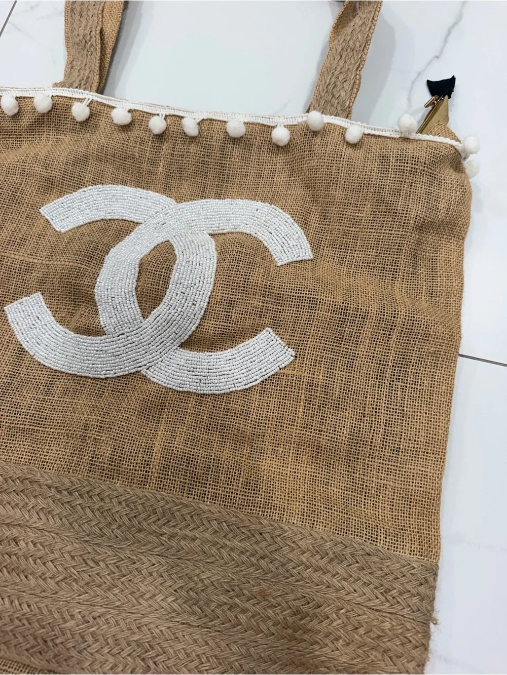 Woven Beach Tote Bag